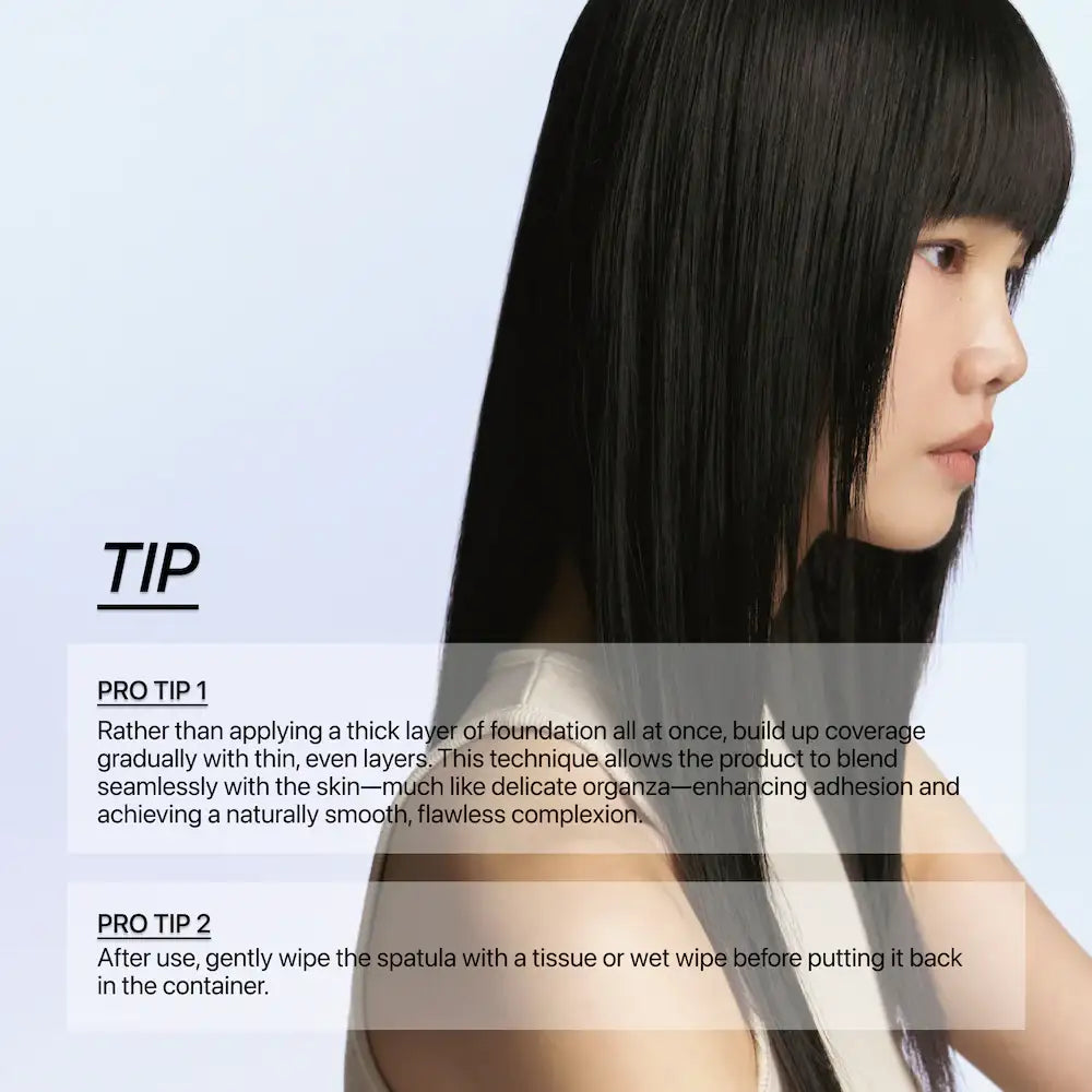 Entropy Organza Fit Spatula Foundation Korean makeup product image 10