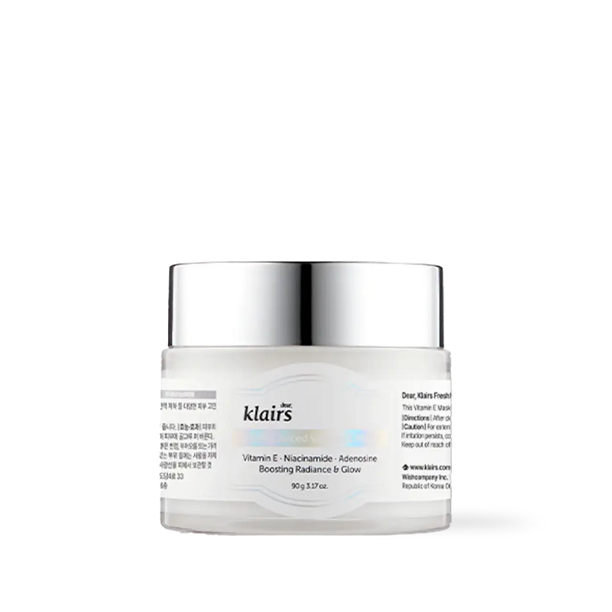 Dear Klairs Freshly Juiced Vitamin E Mask 90ml Korean overnight mask product image 1