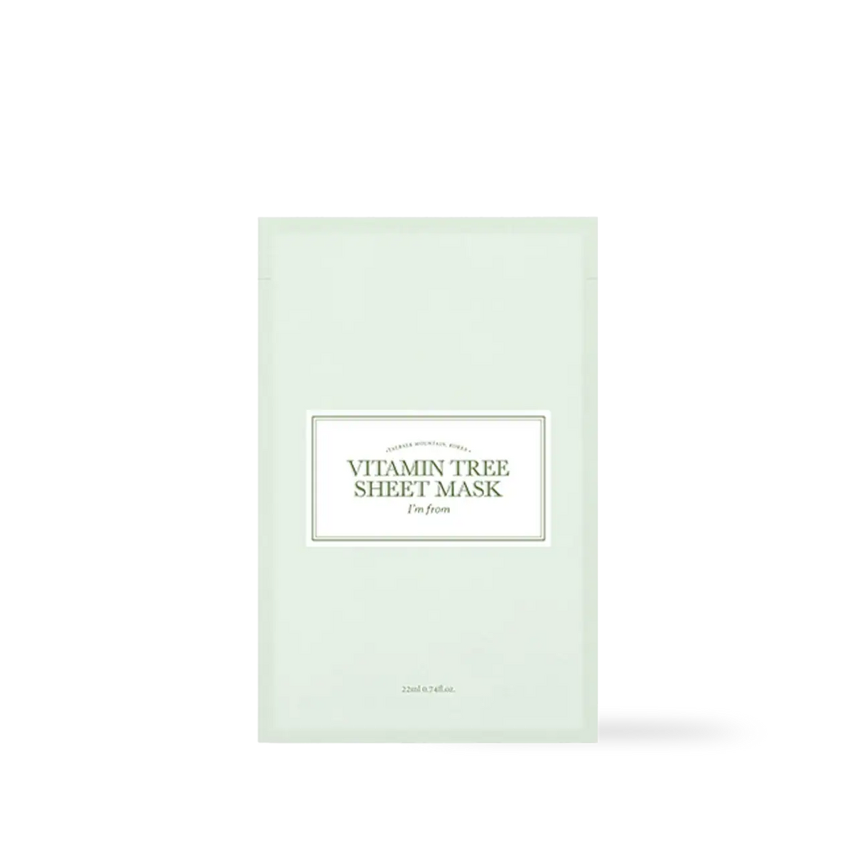 I’m From Vitamin Tree Sheet Mask 22 ml (1ea) Korean beauty product image 1