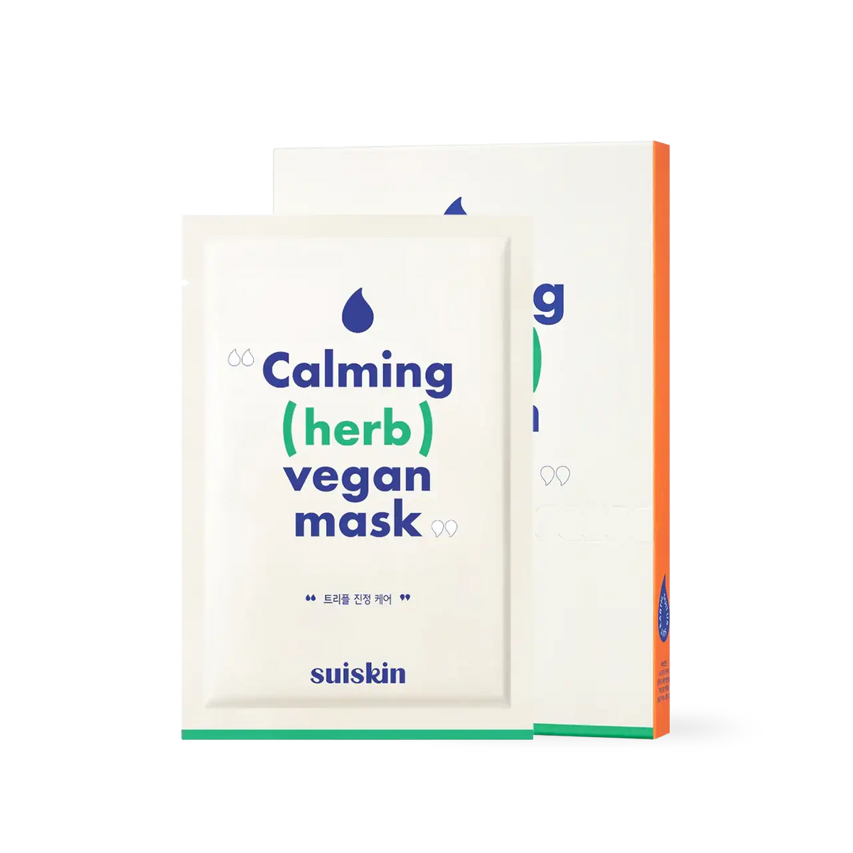SUISKIN Calming (herb) Vegan Mask box Korean skincare product view 1