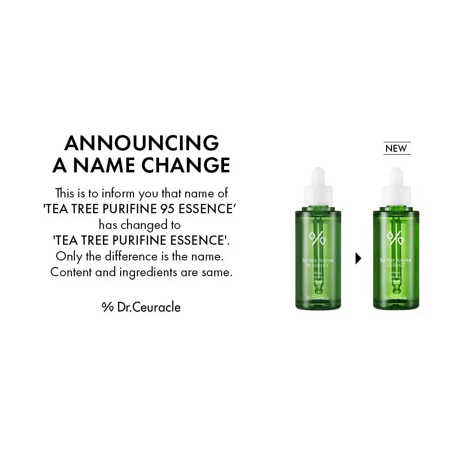 Dr.Ceuracle Tea Tree Purifine 95 Essence 50ml Korean skincare product image 4