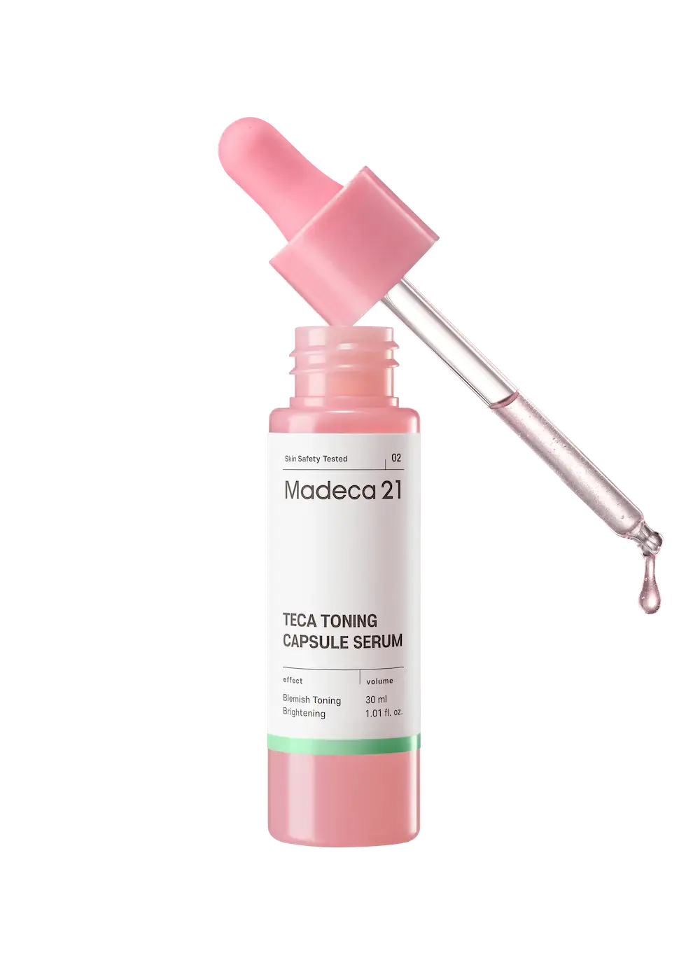 Madeca21 Teca Toning Capsule Serum 30ml product packaging view