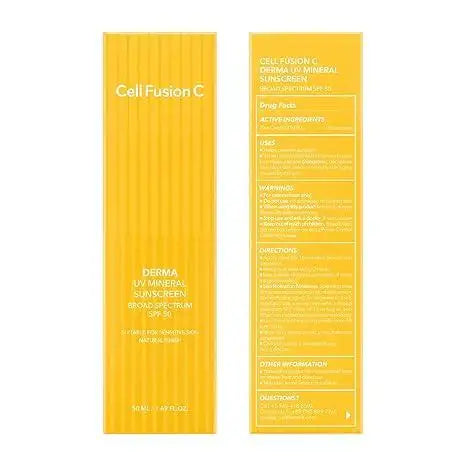 Cell Fusion C Derma UV Mineral Sunscreen 50ml OTC Korean skincare product image 3