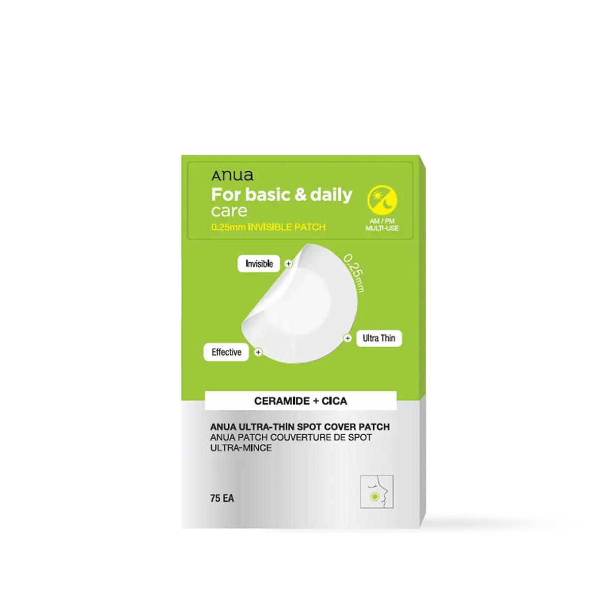 Anua Ultra Thin Spot Cover Patch 75ea — Spot Patch — product view