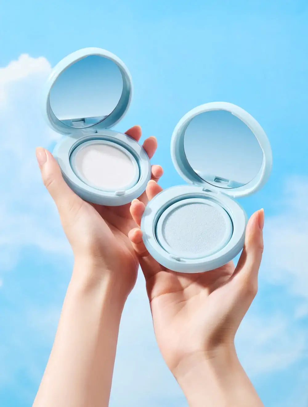 TOCOBO Blur Finish Sun Cushion 01 COTTON BLUE 13g Korean beauty product image 6