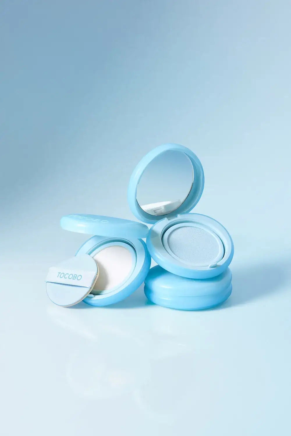 TOCOBO Blur Finish Sun Cushion 01 COTTON BLUE 13g Korean beauty product image 8