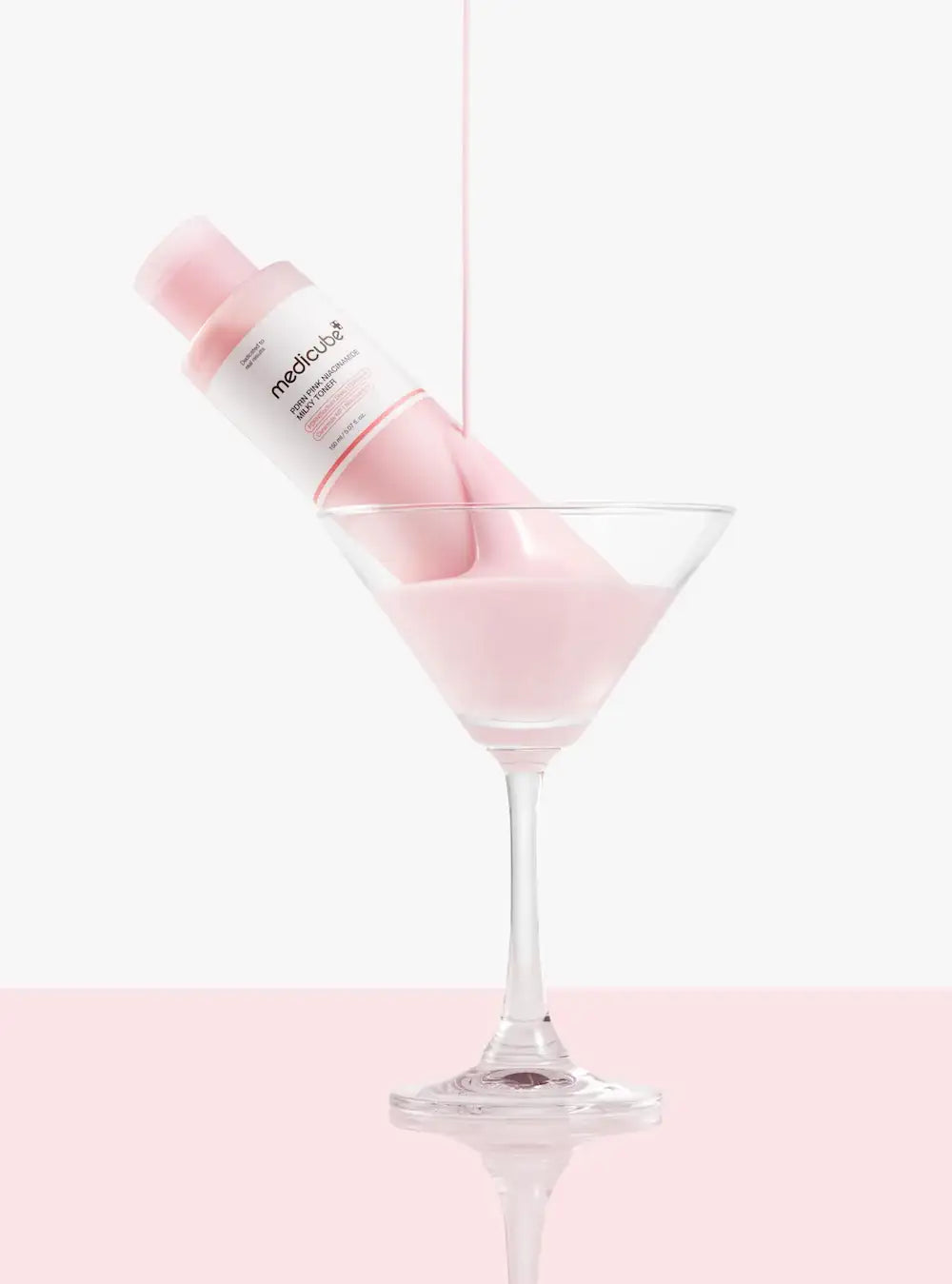 Medicube PDRN Pink Niacinamaide Milky Toner 150ml Korean skincare product view 3
