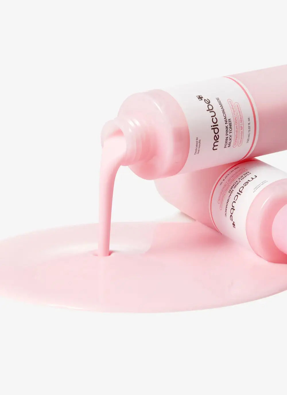 Medicube PDRN Pink Niacinamaide Milky Toner 150ml Korean skincare product view 4