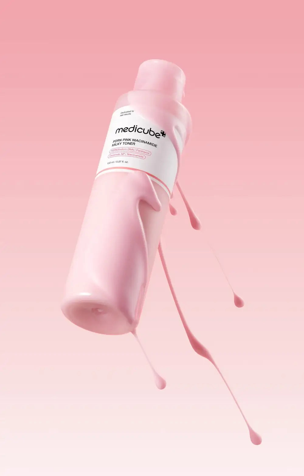 Medicube PDRN Pink Niacinamaide Milky Toner 150ml Korean skincare product view 5
