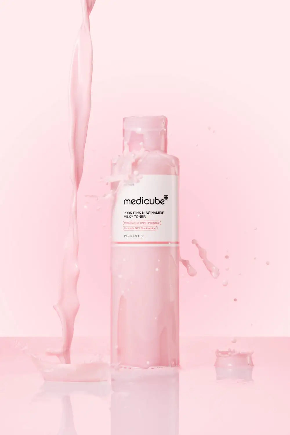 Medicube PDRN Pink Niacinamaide Milky Toner 150ml Korean skincare product view 7