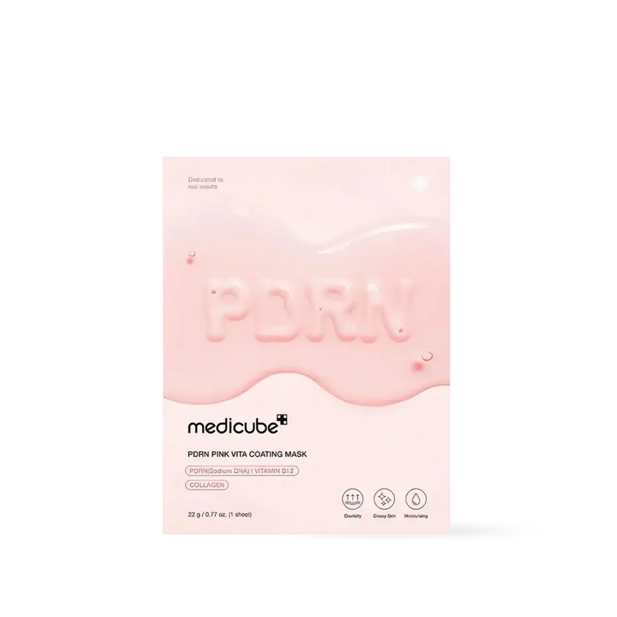 Medicube PDRN Pink Vita Coating Mask 1EA Korean skincare product view 1