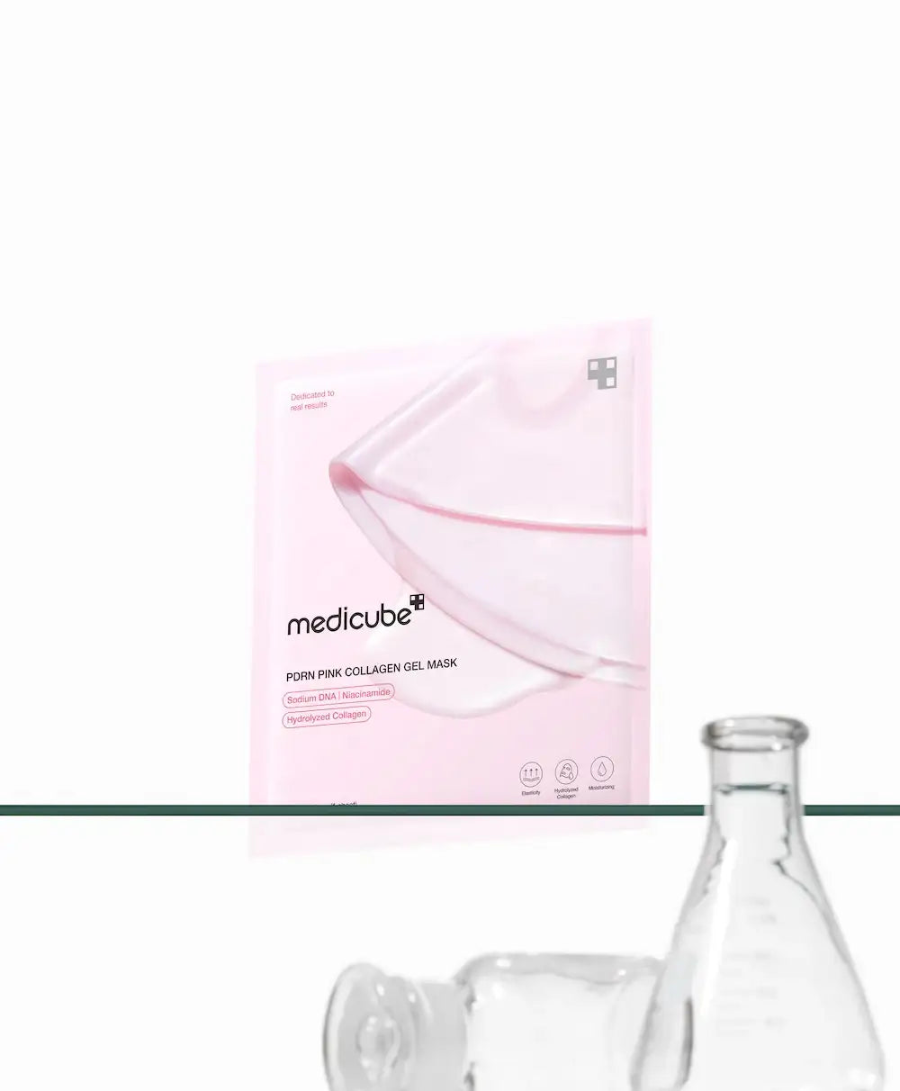 Medicube PDRN Pink Collagen Gel Mask 4EA Korean skincare product view 3