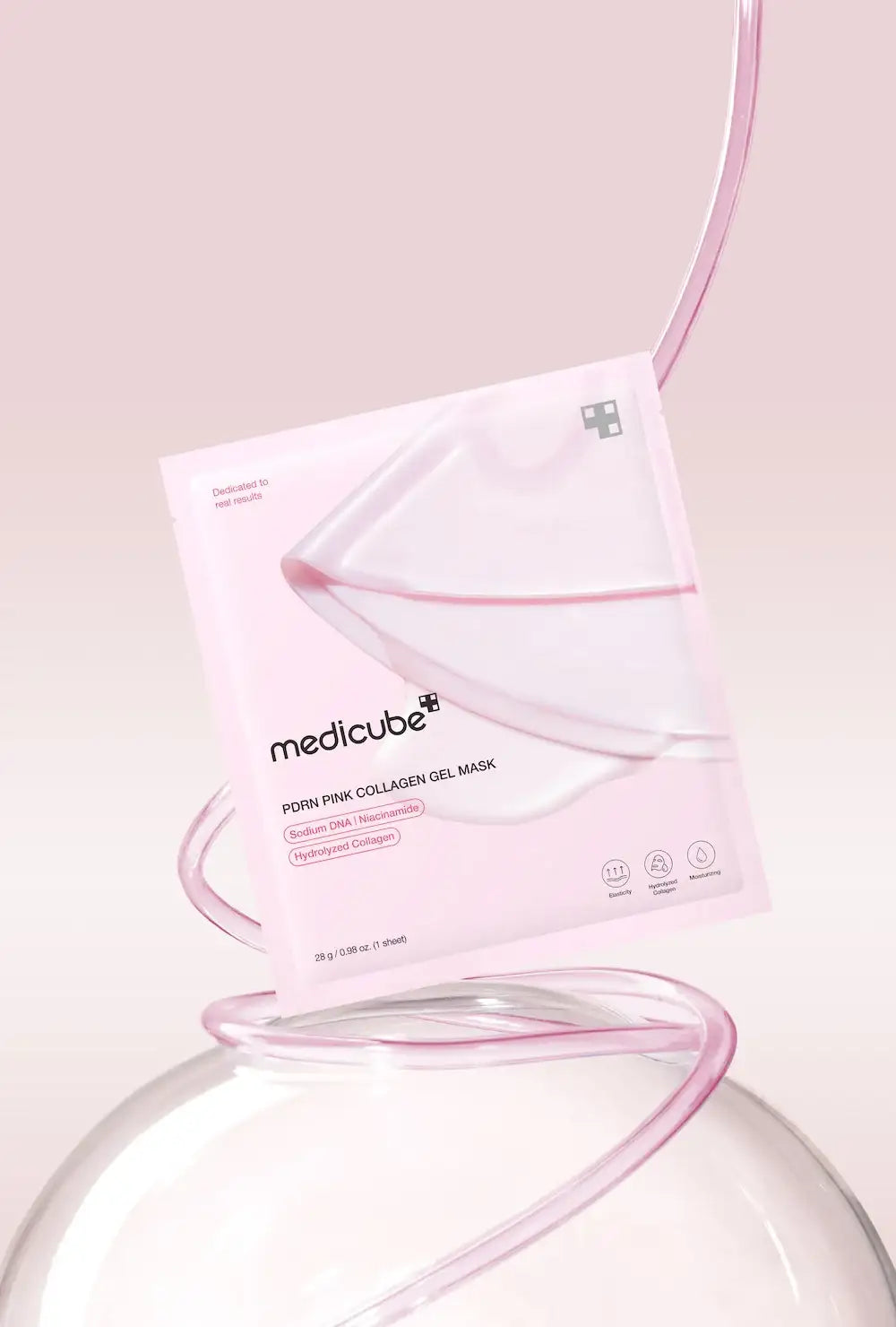 Medicube PDRN Pink Collagen Gel Mask 4EA Korean skincare product view 7