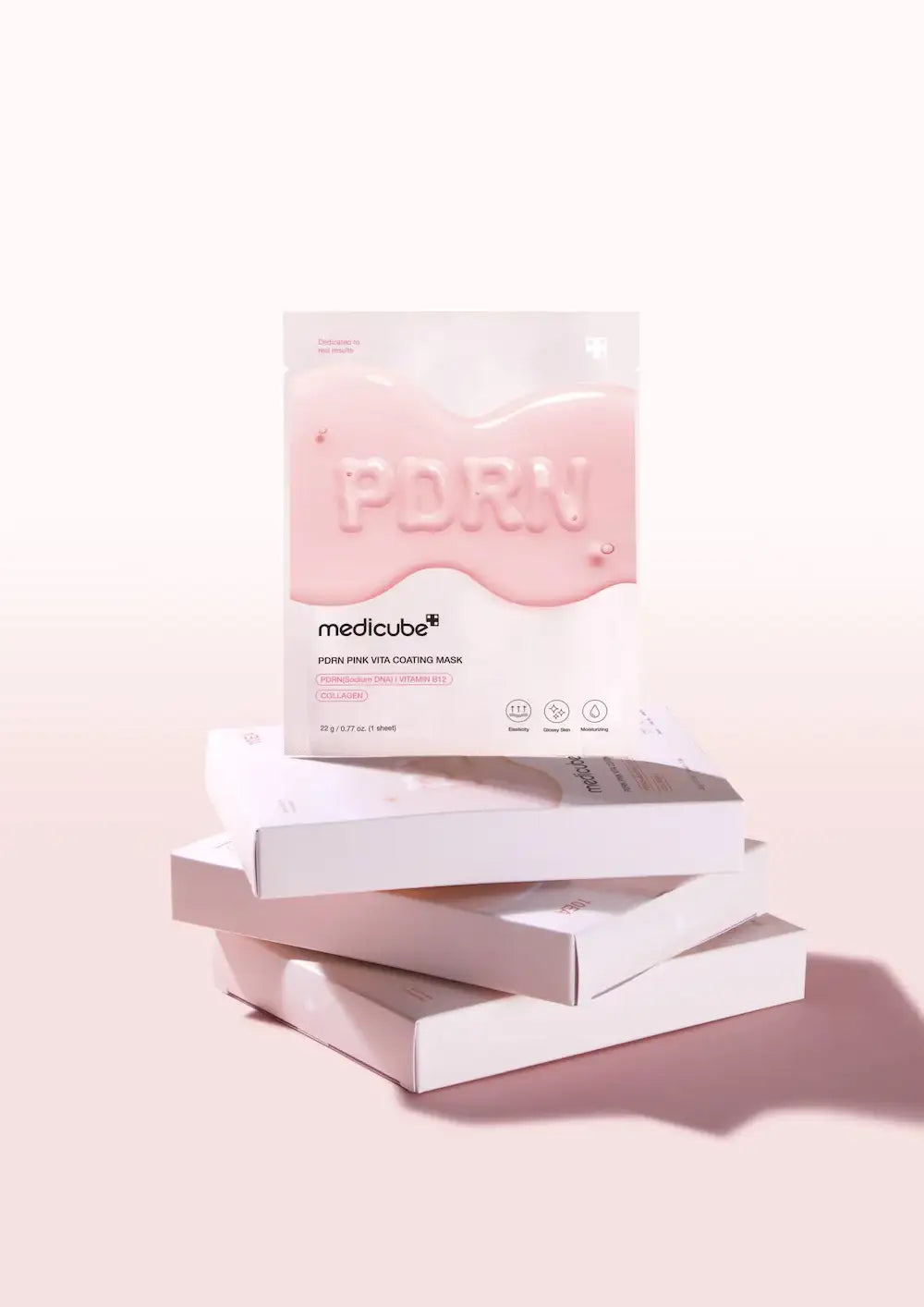 Medicube PDRN Pink Vita Coating Mask 1EA Korean skincare product view 3