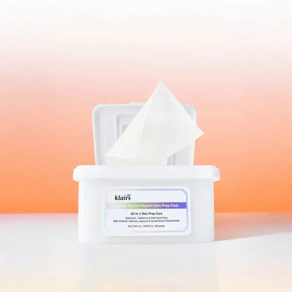 Dear Klairs Freshly Juiced Vitamin Skin Prep Pads 290 mL 80Pads Korean toner pad product image 3