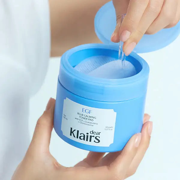 Dear Klairs EGF Blue Calming Toner Pad 150 ml 60 Pads Korean toner pad product image 3