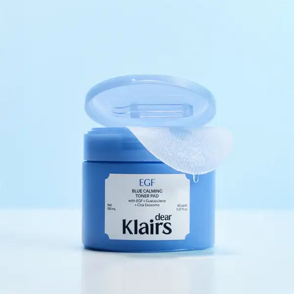 Dear Klairs EGF Blue Calming Toner Pad 150 ml 60 Pads Korean toner pad product image 6