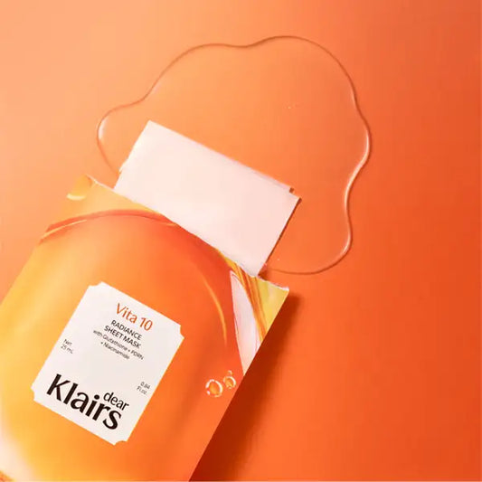 Dear Klairs Vita 10 Radiance Sheet Mask 25 ml Korean sheet mask product image 2