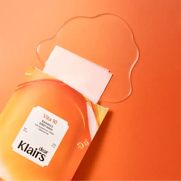 Dear Klairs Vita 10 Radiance Sheet Mask 25 ml Korean sheet mask product image 2
