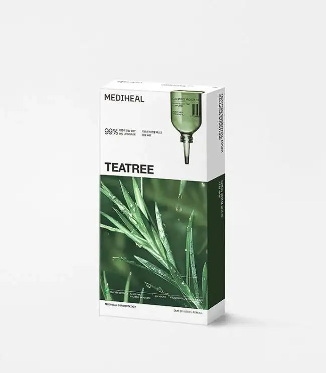 Mediheal Teatree Essential Calming Mask 10ea Korean skincare product view 1