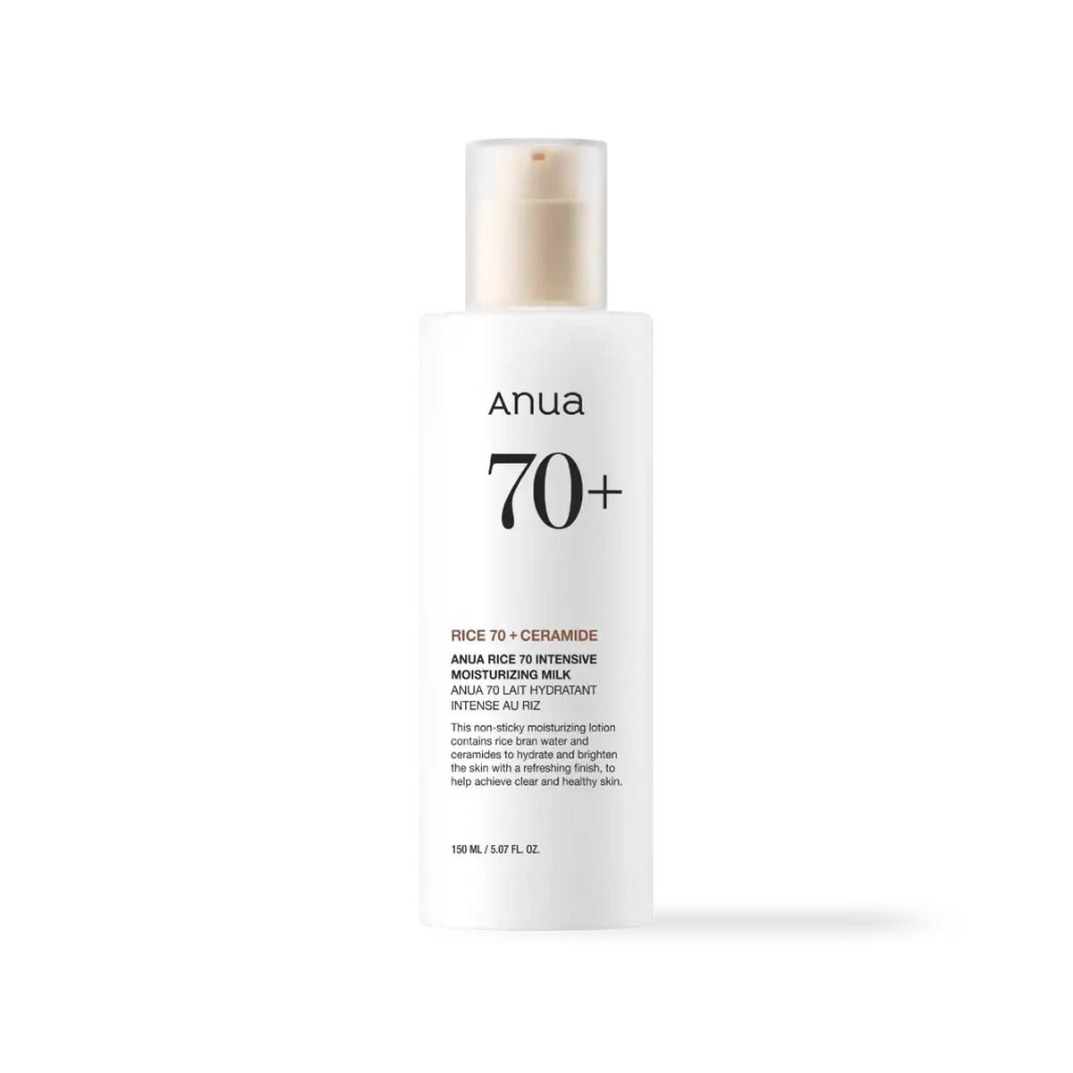 Anua Rice 70 Intensive Moisturizing Milk 150ml — Lotion — product view