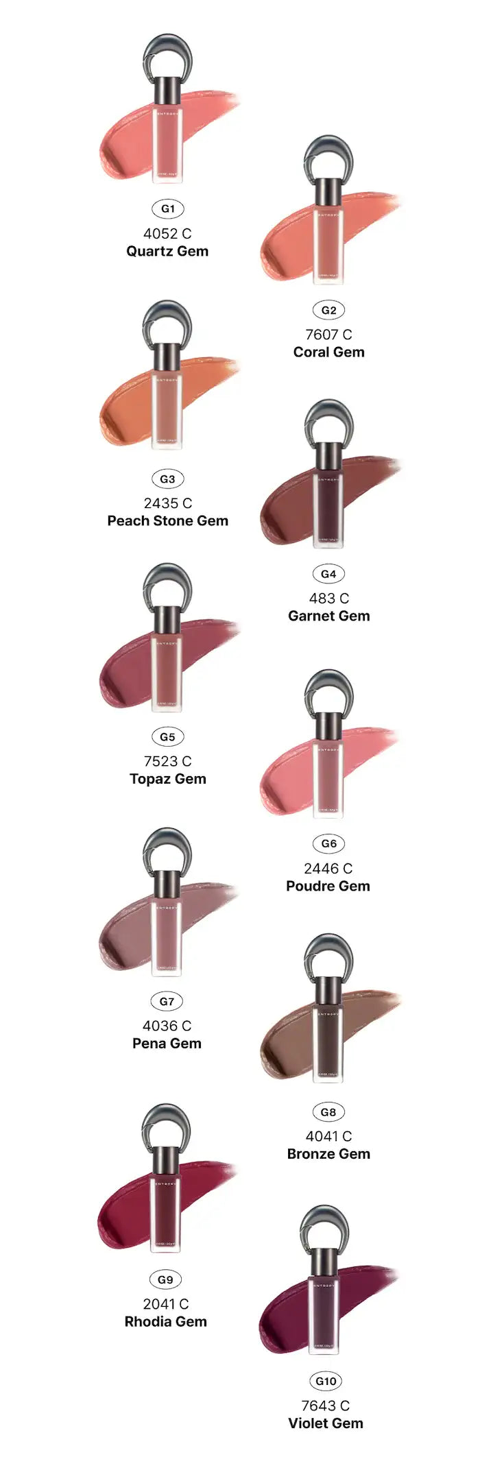 Entropy CHARM TINT Blurry Base Line - 10 Colors Korean makeup product image 14