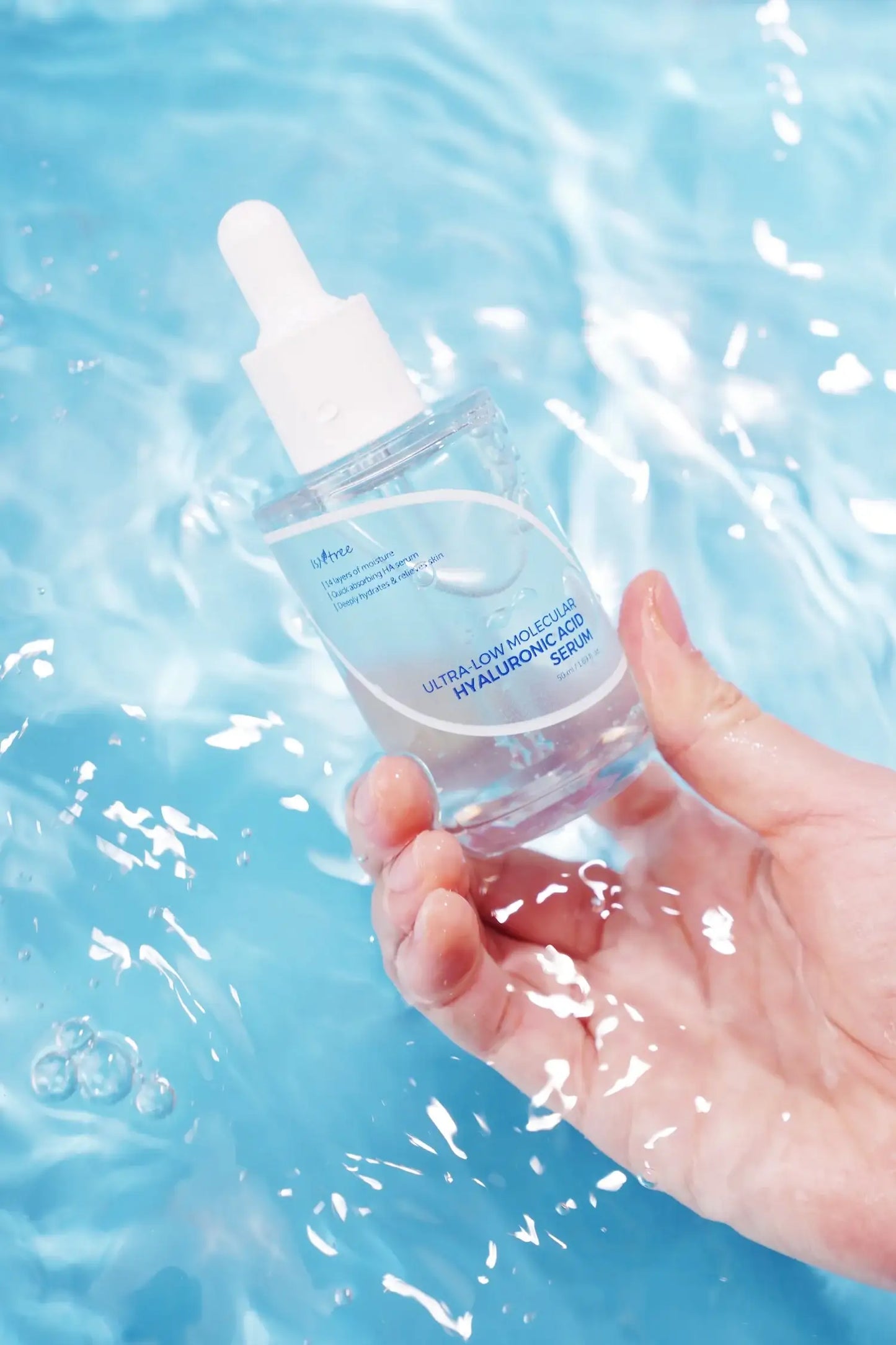 Isntree Ultra-Low Molecular Hyaluronic Acid Serum 50ml Korean skincare product image 9