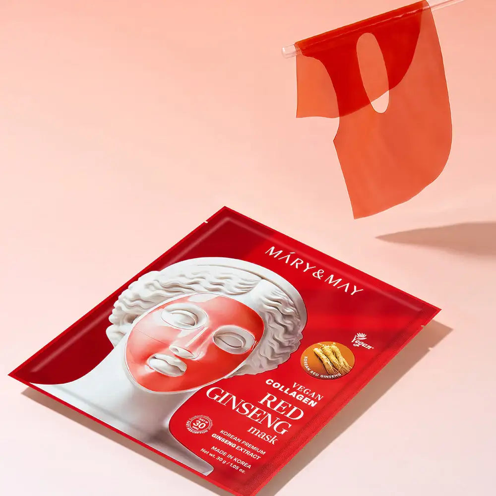 Mary&May Vegan Collagen Red Ginseng Mask (30g x4) Korean product view 3