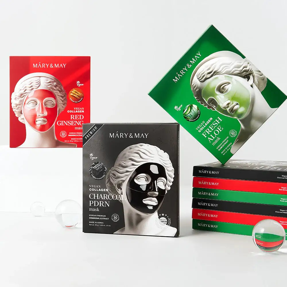 Mary&May Vegan Collagen Red Ginseng Mask (30g x4) Korean product view 6