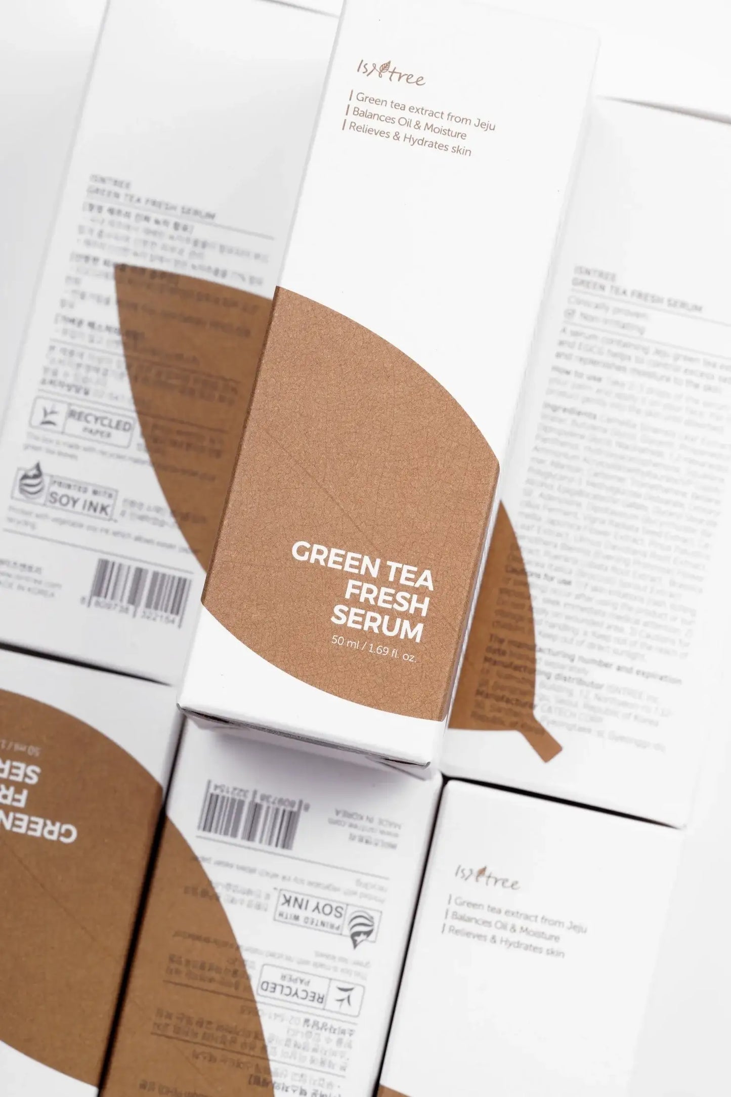 Isntree Green Tea Fresh Serum 50ml Korean skincare product image 11