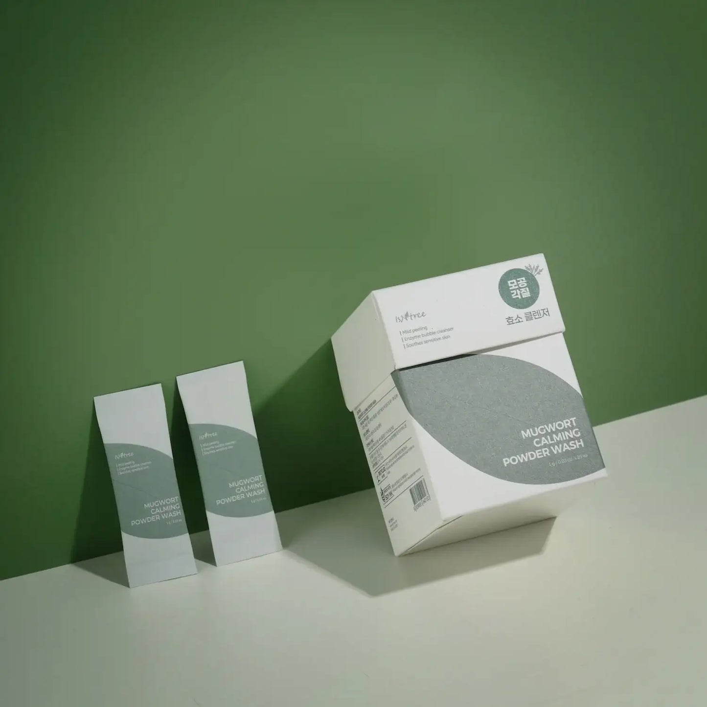 Isntree Mugwort Calming Powder Wash 1g*25ea Korean skincare product image 5