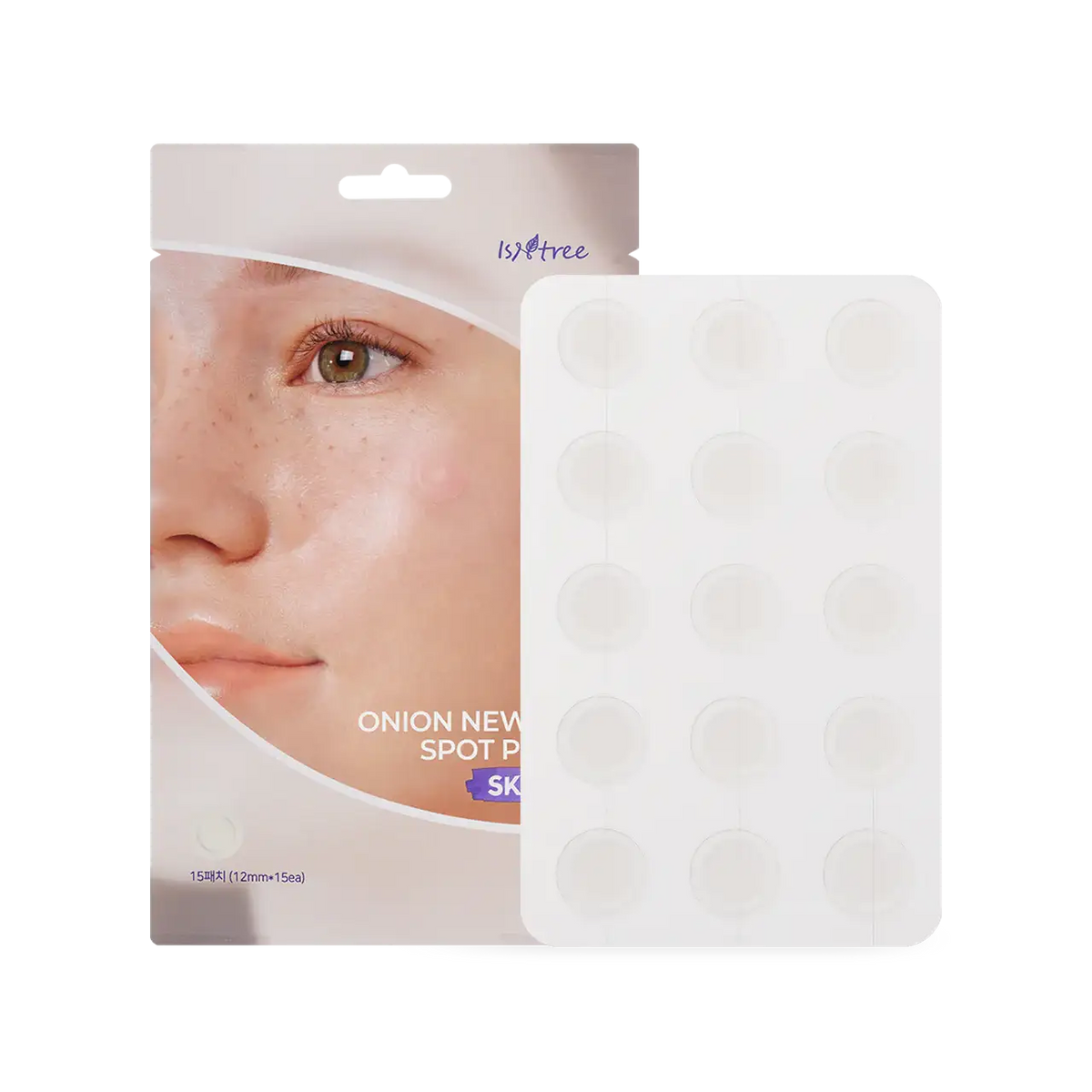 Isntree Onion Newpair Spot Patch Skin Fit 15patches Korean skincare product image 1