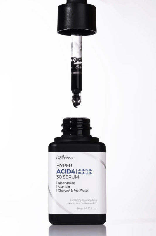 Isntree Hyper Acid4 AHA BHA PHA LHA 30 Serum 20ml Korean skincare product image 2