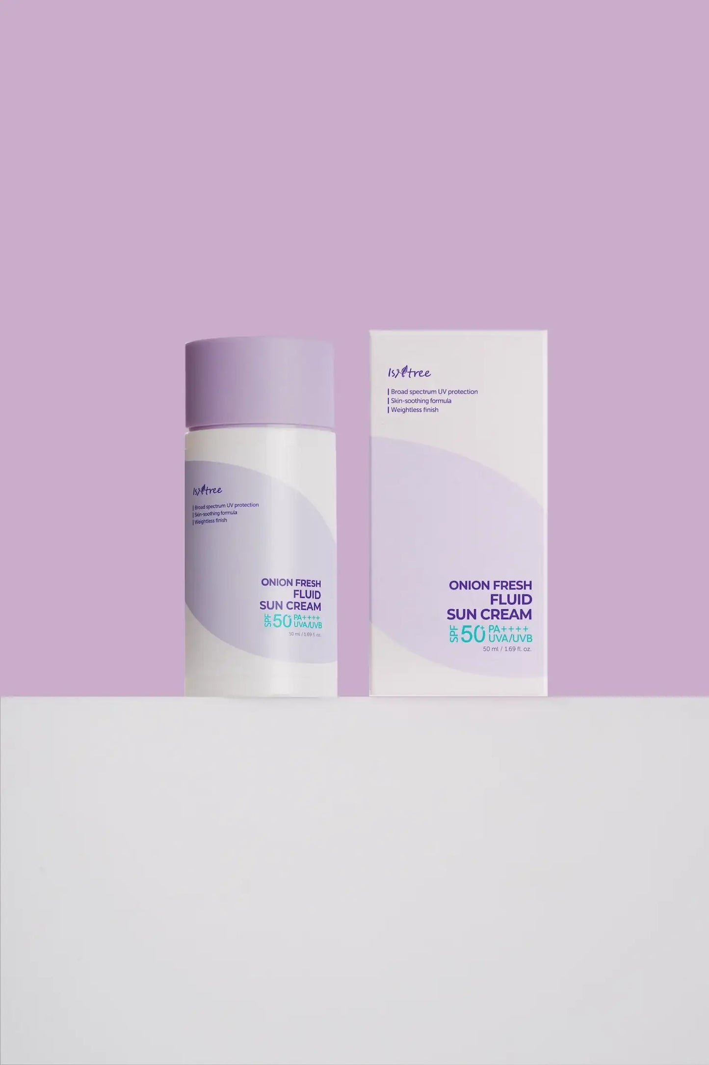 Isntree Onion Fresh Fluid Sun Cream 50ml Korean skincare product image 6