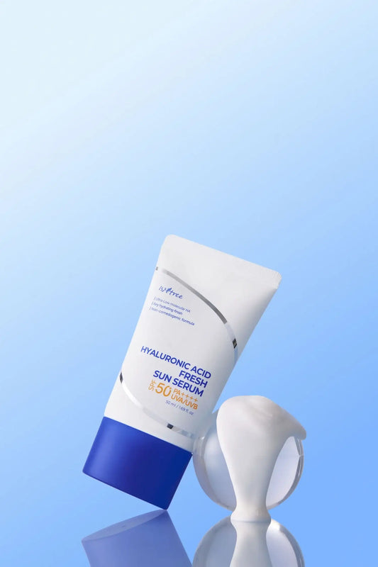 Isntree Hyaluronic Acid Fresh Sun Serum 50ml Korean skincare product image 2