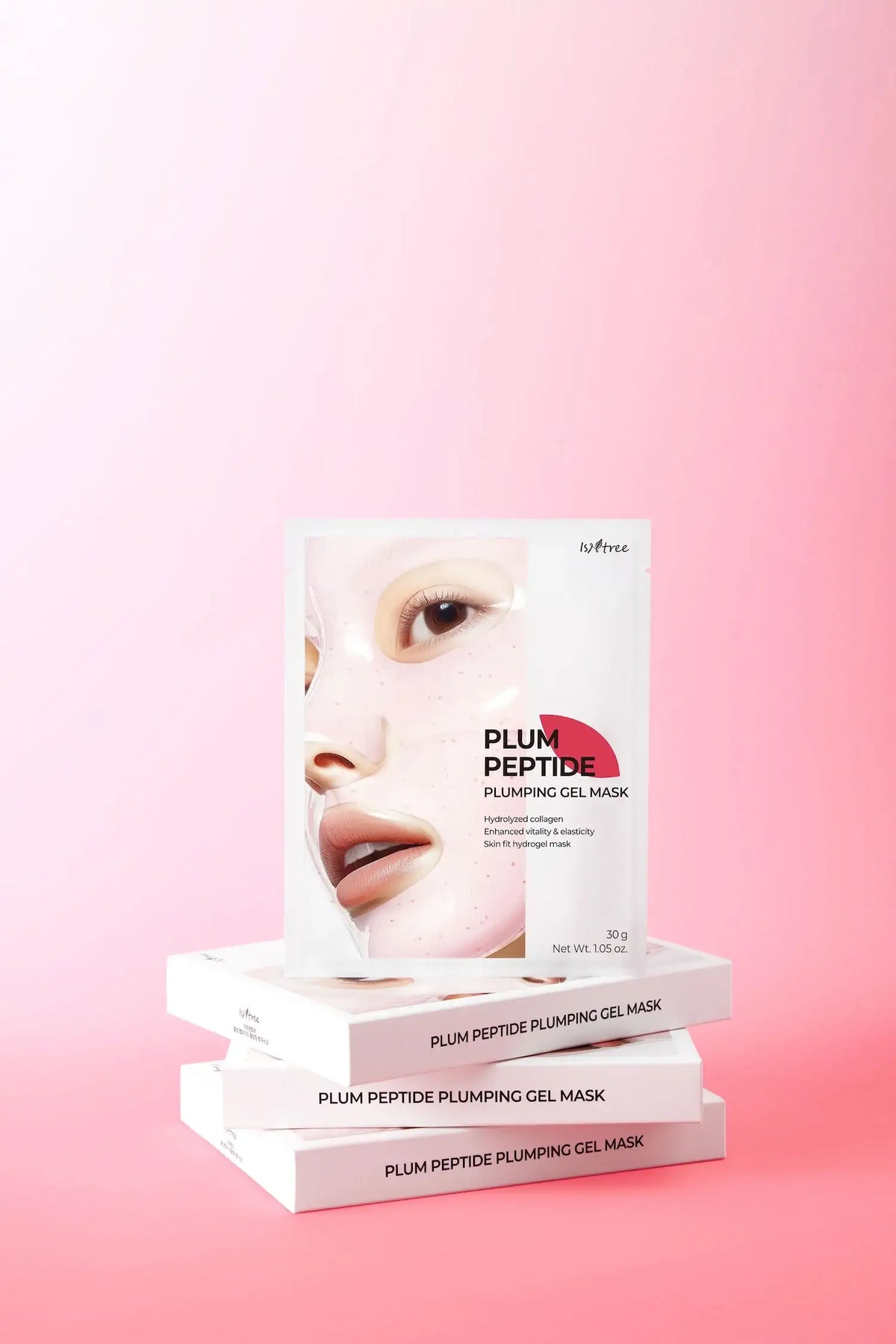 Isntree Plum Peptide Plumping Gel Mask 30g*1ea Korean skincare product image 6
