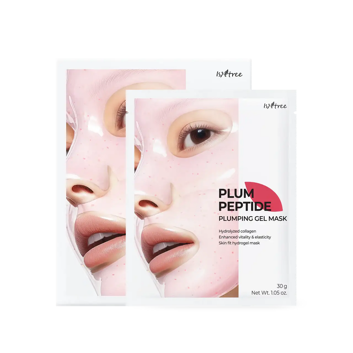 Isntree Plum Peptide Plumping Gel Mask 30g*4ea Korean skincare product image 1