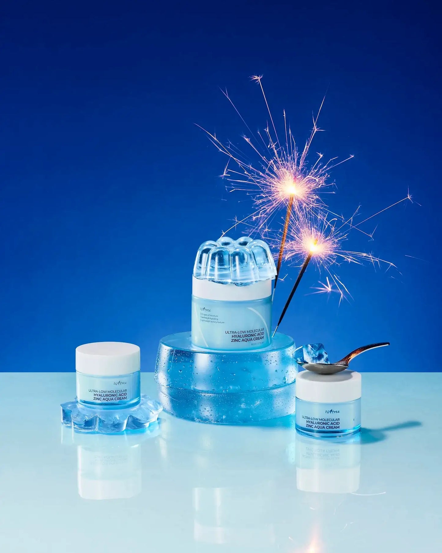 Isntree Ultra-Low Molecular Hyaluronic Acid Zinc Aqua Cream 80ml Korean skincare product image 4