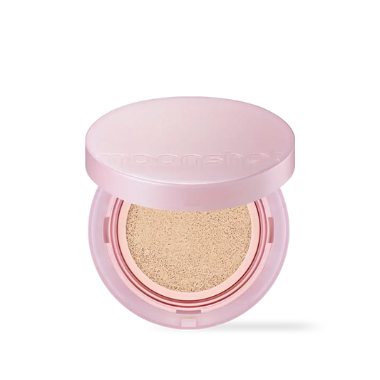 Moonshot Conscious Fit Cushion Foundation (pink moon) 12g Korean makeup product view 2