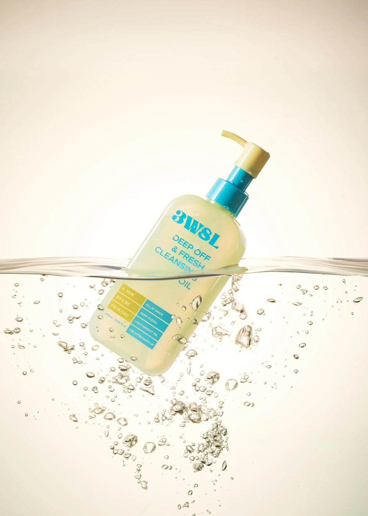 3W8L Deep Off & Fresh Cleansing Oil 205ml Korean oil cleanser