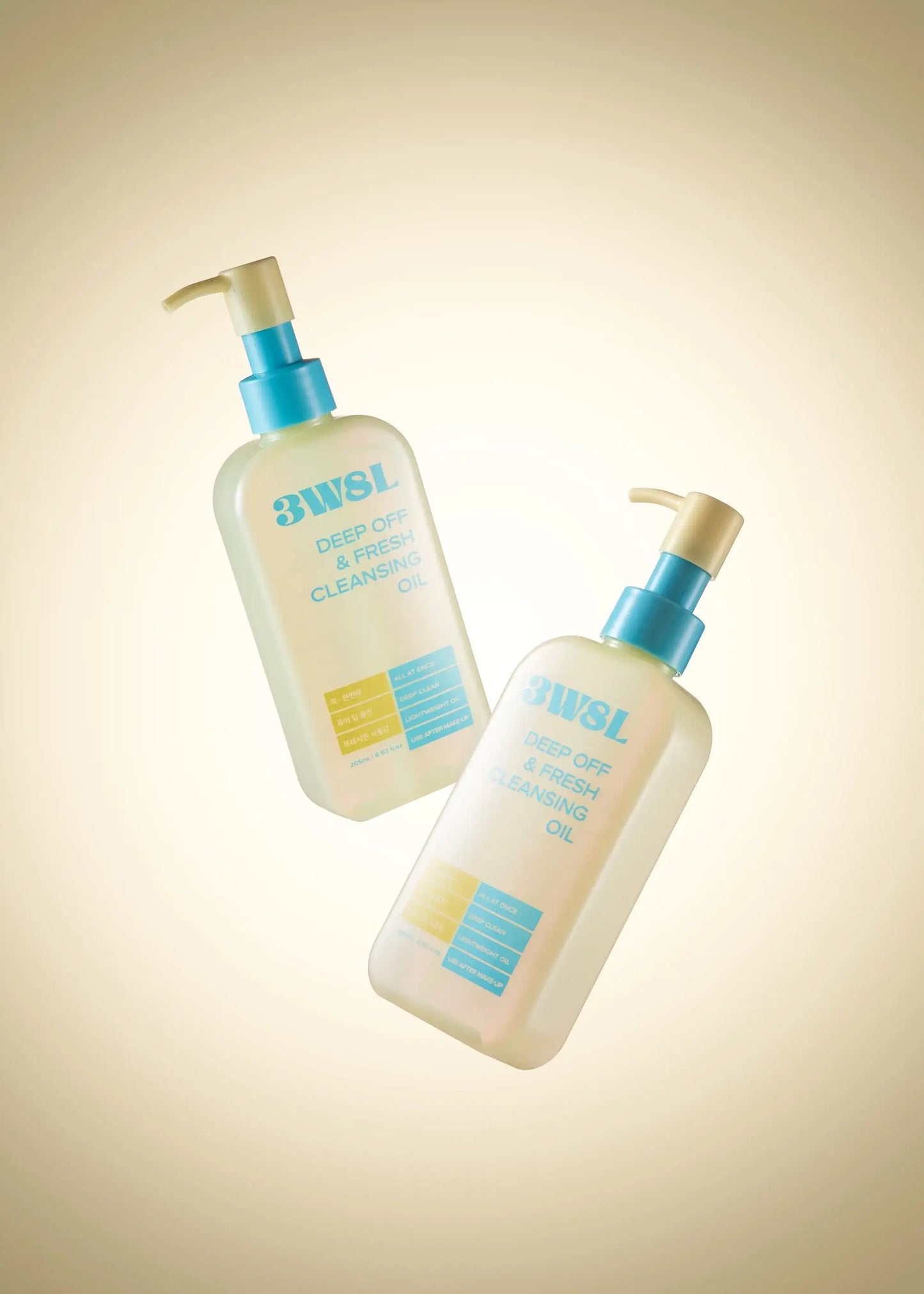 3W8L Deep Off & Fresh Cleansing Oil 205ml Korean oil cleanser