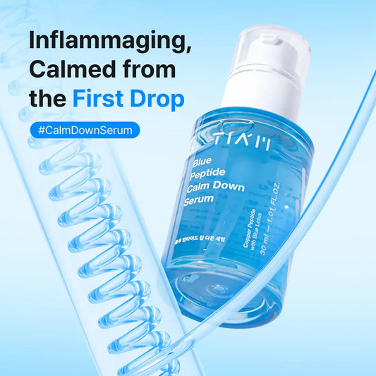 TIAM Blue Peptide Calm Down Serum 30ml Korean beauty product image 2