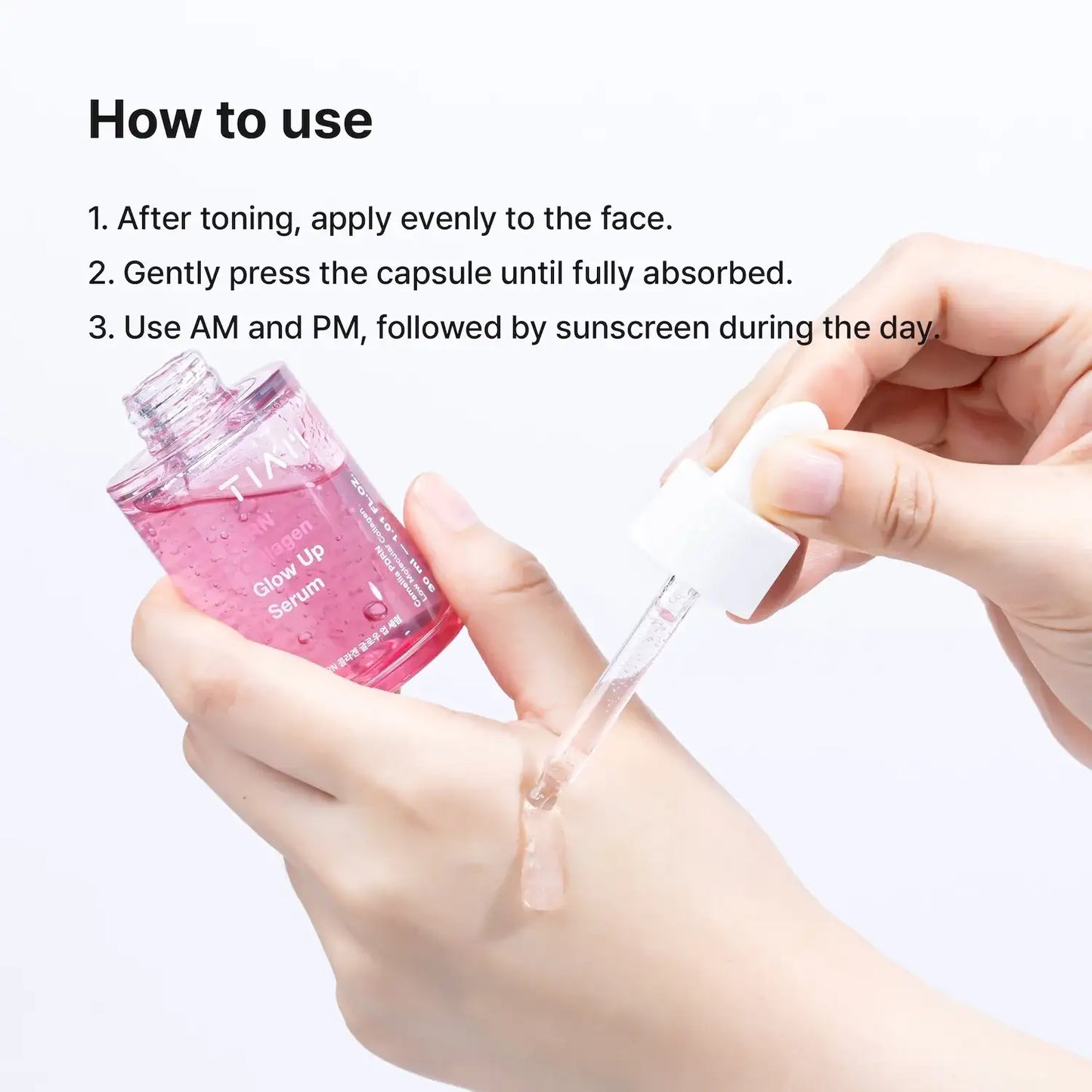 TIAM PDRN Collagen Glow Up Serum 30ml Korean beauty product image 7