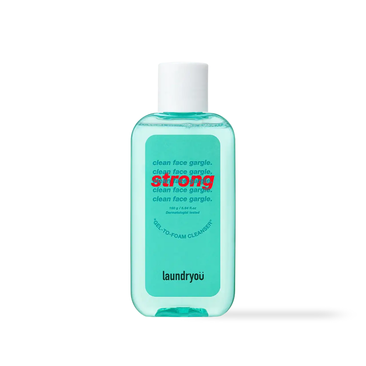Laundryou Clean Face Gargle Gel-to-Foam Cleanser Strong 160g Korean gel-to-foam cleanser product image 1