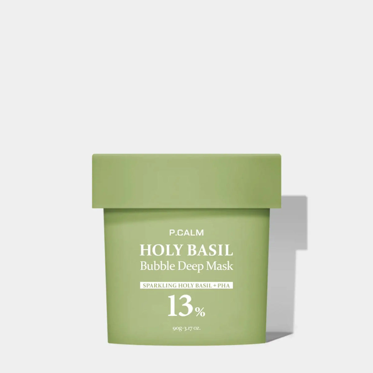 P.CALM Holy Basil PHA Bubble Deep Cleansing Mask 90g Korean skin care product view 1