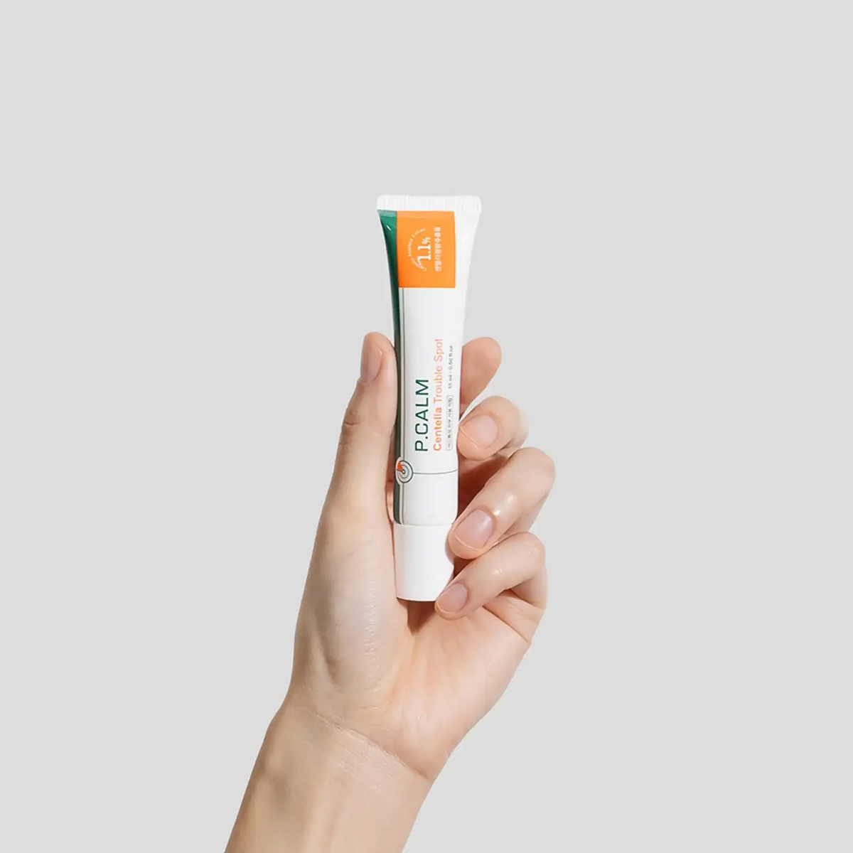 P.CALM Centella Calming Trouble Spot Gel 15ml Korean skin care product view 3
