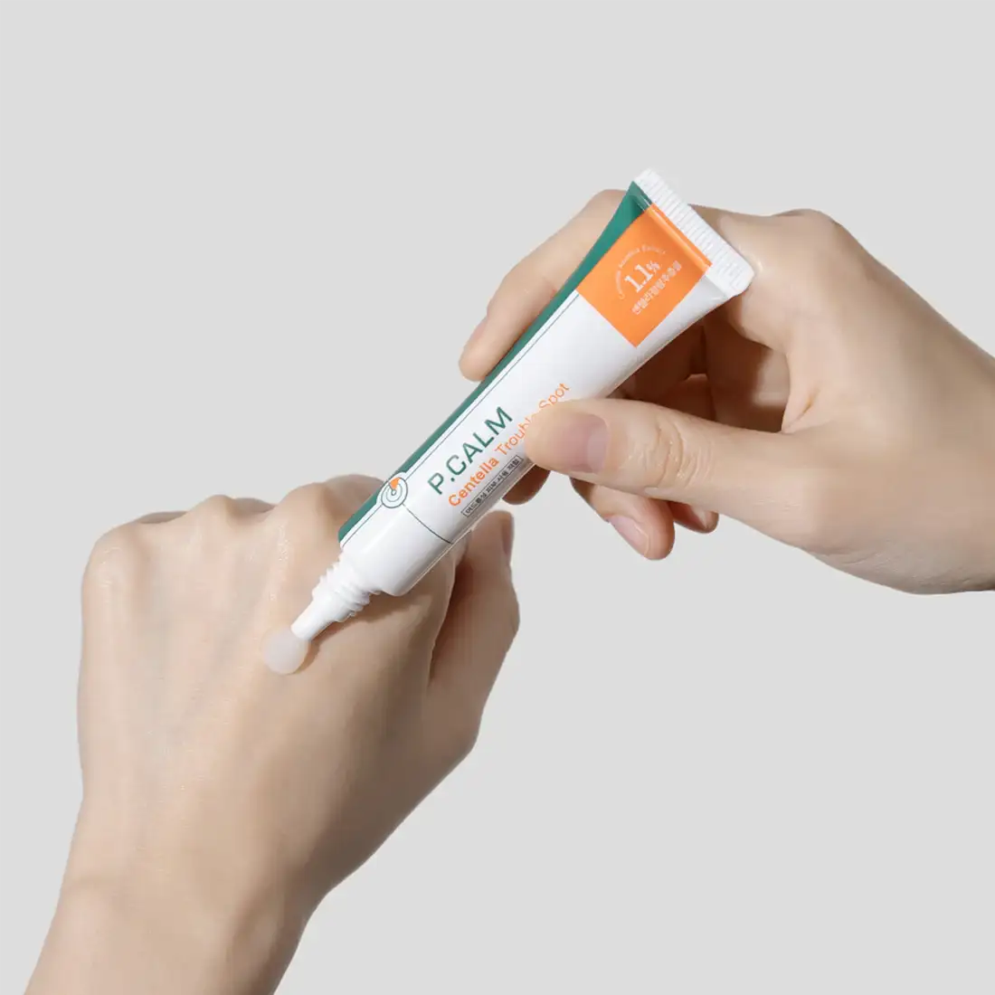 P.CALM Centella Calming Trouble Spot Gel 15ml Korean skin care product view 4