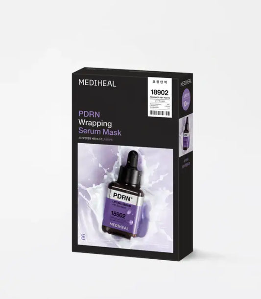 Mediheal PDRN Wrapping Serum Mask Sheet Pore Tightening 10ea Korean skincare product view 2