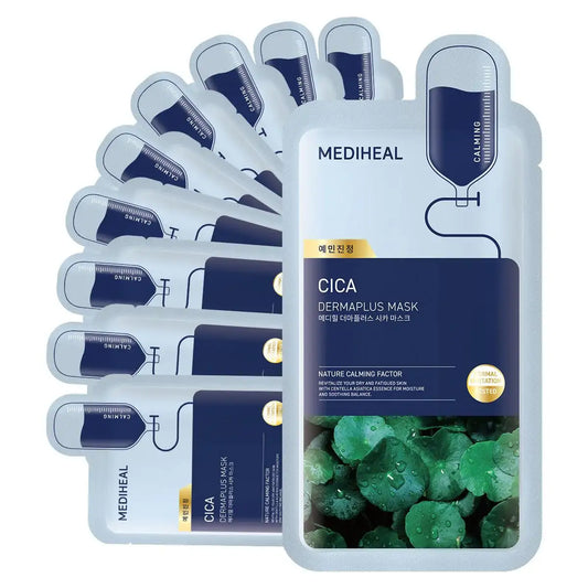 Mediheal Derma Plus Cica Mask 10ea Korean skincare product view 2