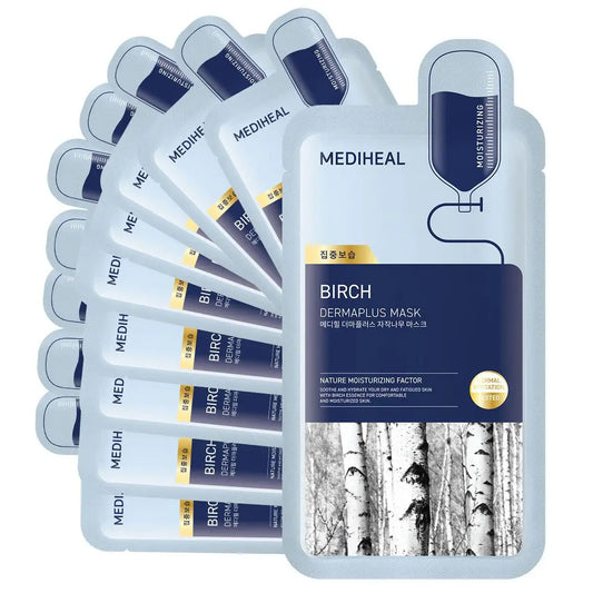 Mediheal Derma Plus Birch Mask 10ea Korean skincare product view 2